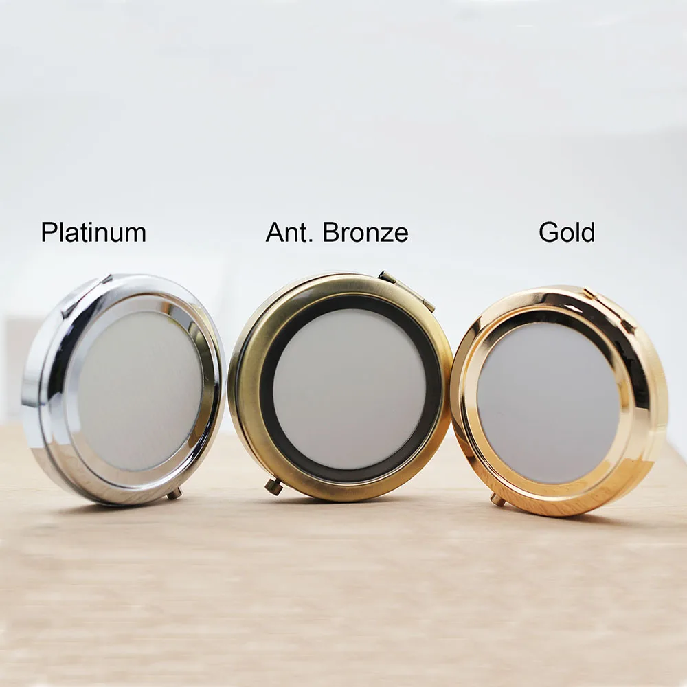 

5/10pcs 58mm Round Pill Box with Mirror Blank Compartment Three Days Pill Box Container Drug Holder Medicine Tablet Pill Case