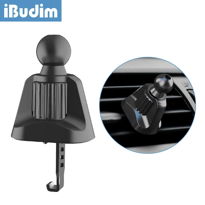 iBudim Universal 17mm Ball Head for Car Air Vent Mount Clip Magnetic Magnet Car Phone Holder Base Car Hook Stick Phone Support