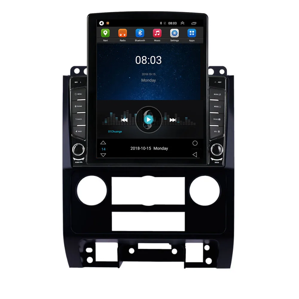 Audio Radio Car Multimedia IPS DSP Android 10 64GB Tesla Player per Ford Escape 2007-2012 GPS Navi Head Unit