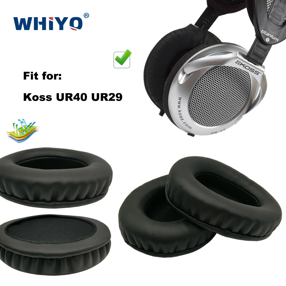 Replacement Ear Pads for Koss UR40 UR29 UR 40 29 UR-40 UR-29 Headset Parts Leather Cushion Velvet Earmuff Earphone Sleeve Cover