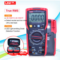 With EVA BOX UT89X UT89XD Professional Digital Multimeter True RMS NCV 20A Current AC DC Voltmeter Capacitance Resistance Tester