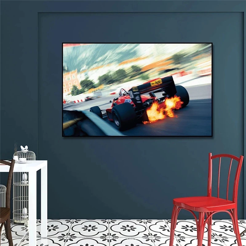 f1-racing-car-with-fire-canvas-prints-formula-1-cartazes-wall-art-imagem-para-sala-de-estar-decoracao-home-moderna