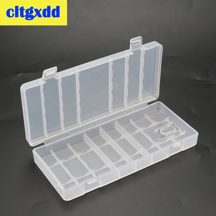 Hard Plastic Case Holder Storage Box Cover For 4x 5x 6x 8x 10x AA AAA Battery Box Container Bag Case Organizer Box Case