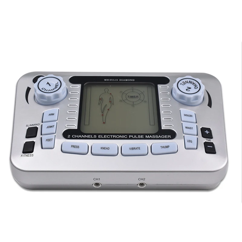 Electrical Nerve Relax Muscle Stimulator Acupuncture Fat Burner Pain Relief Electronic Pulse Massager Tens EMS Slimming Machine