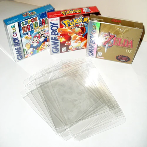 10 Uds. Funda protectora de cartucho de juego para Nintendo Game Boy GBA CIB Display en caja