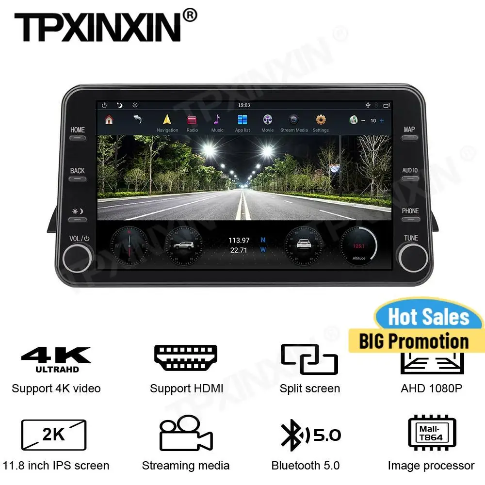 

HD Scree 1920*1080 Android 9.0 Car Multimedia Player Streaming Media For Nissan Teana 2019 GPS Radio Stereo Recorder Head Unit