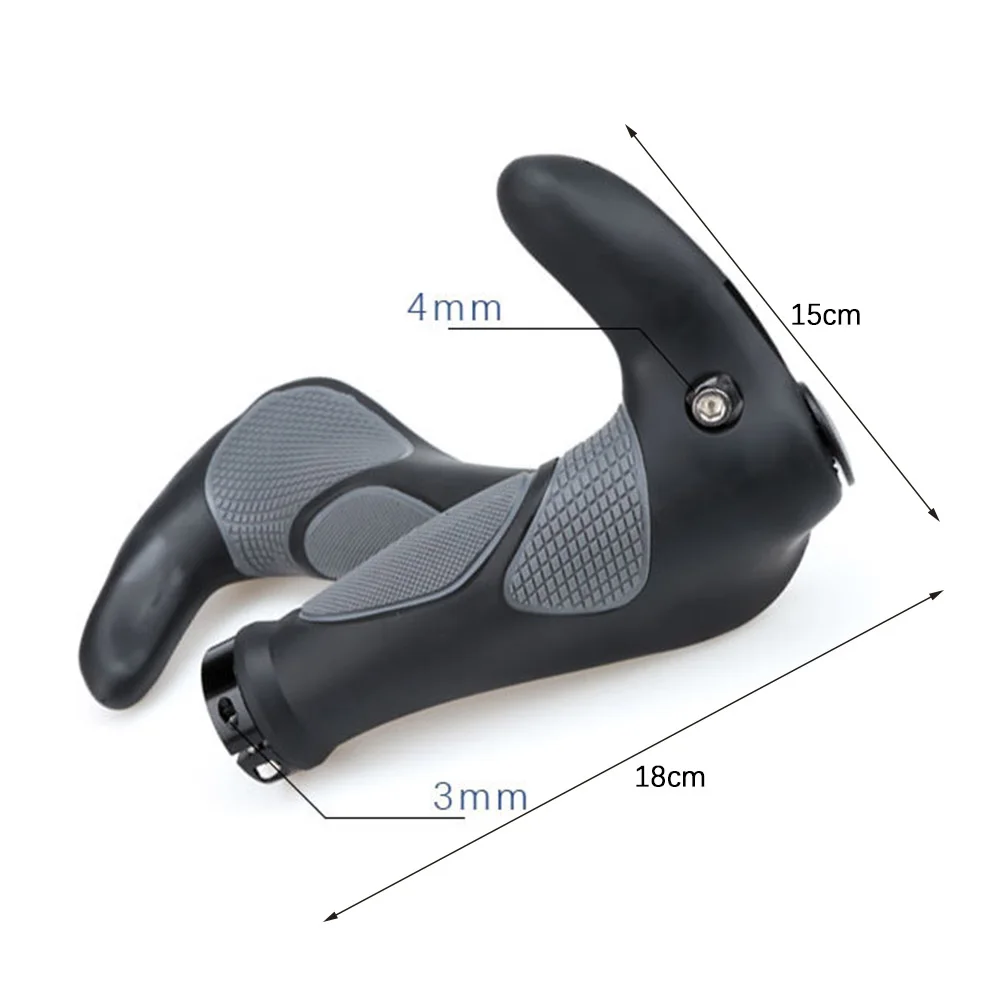 Bicycle Grips TPR Rubber Integrated MTB Cycling Hand Rest Part Mountain Bike Handlebar Casing Sheath Shock Absorption