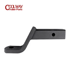 4 Inch Steel Trailer Drop Towbar Ball Mount Hitch Fits 2 Inch Receiver Boat RV Parts Accessories