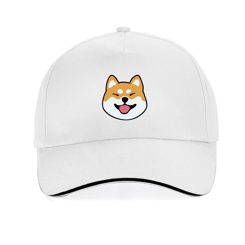 Sombrero de béisbol con estampado de perro Shiba Inu para hombre y mujer, gorra de béisbol con estampado de dibujos animados, estilo hip hop,