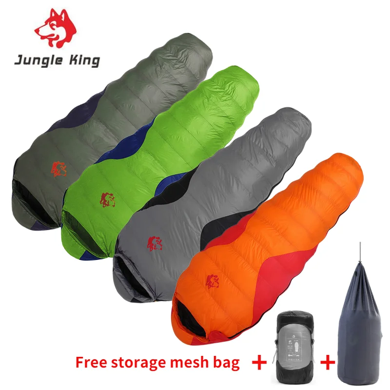 

Спальный мешок JUNGLE KING CY660, 1200g, осенне-зимние модели, ультралегкий, для взрослых, уличный, толстый, для отдыха, кемпинга