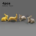 4 piezas amarillo gris