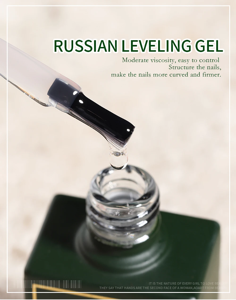 Vendeeni Neuer Russischer Selbstnivellierender Gel-Nagellack Starker Unterlack Gesunder UV-Semi-Permanent-Lack zur Nagelpflege – Detail 1
