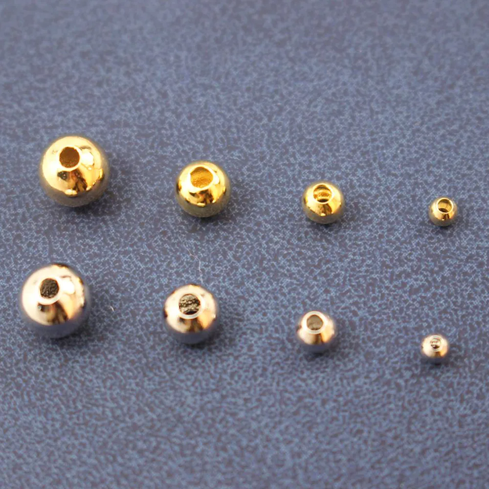 4g Gold-plated Small Bead Chain Diy Earrings Making Supplies Jewelry Findings Components Accessories