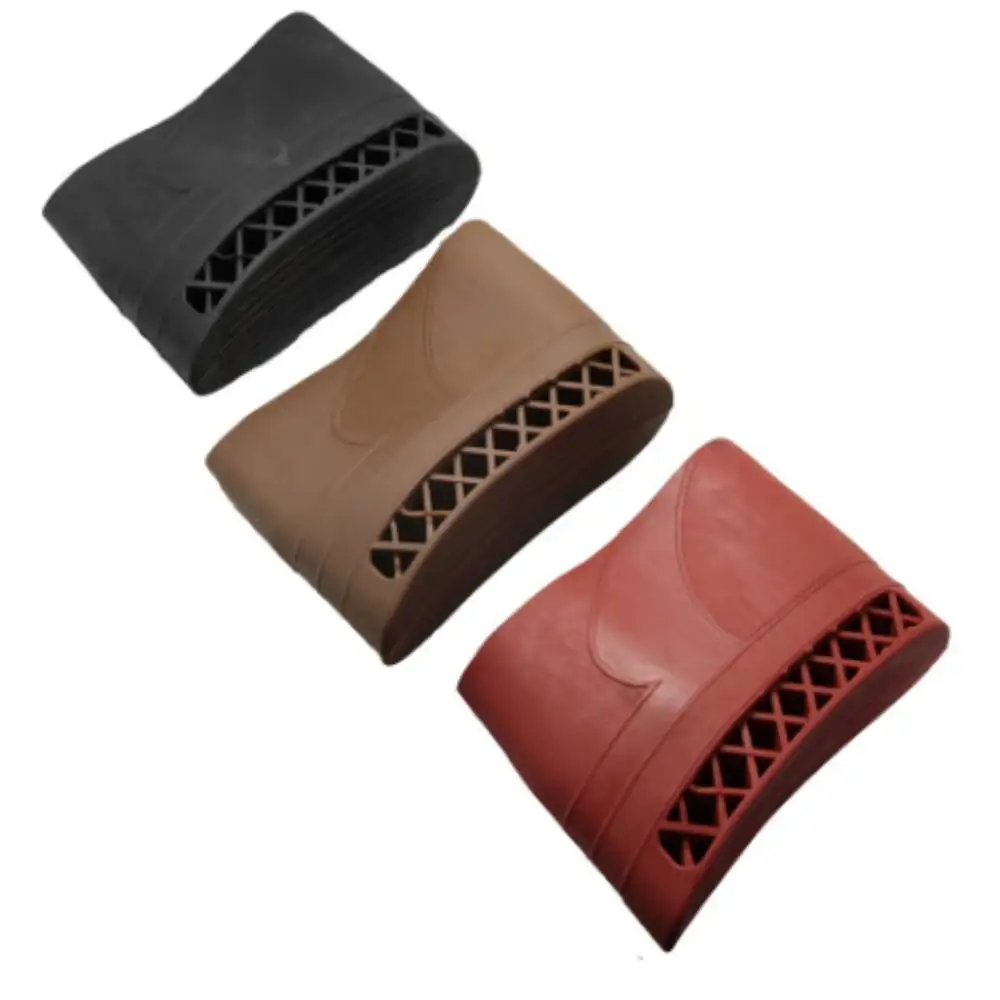 Guuluzaハンティングライフルレクターオイルパッドスリップオンボタンショックガンシューティングエクステンションシャッターガンお尻プロテクターラバー