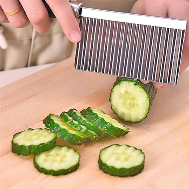 Stainless Crinkle Cutter Knife 4