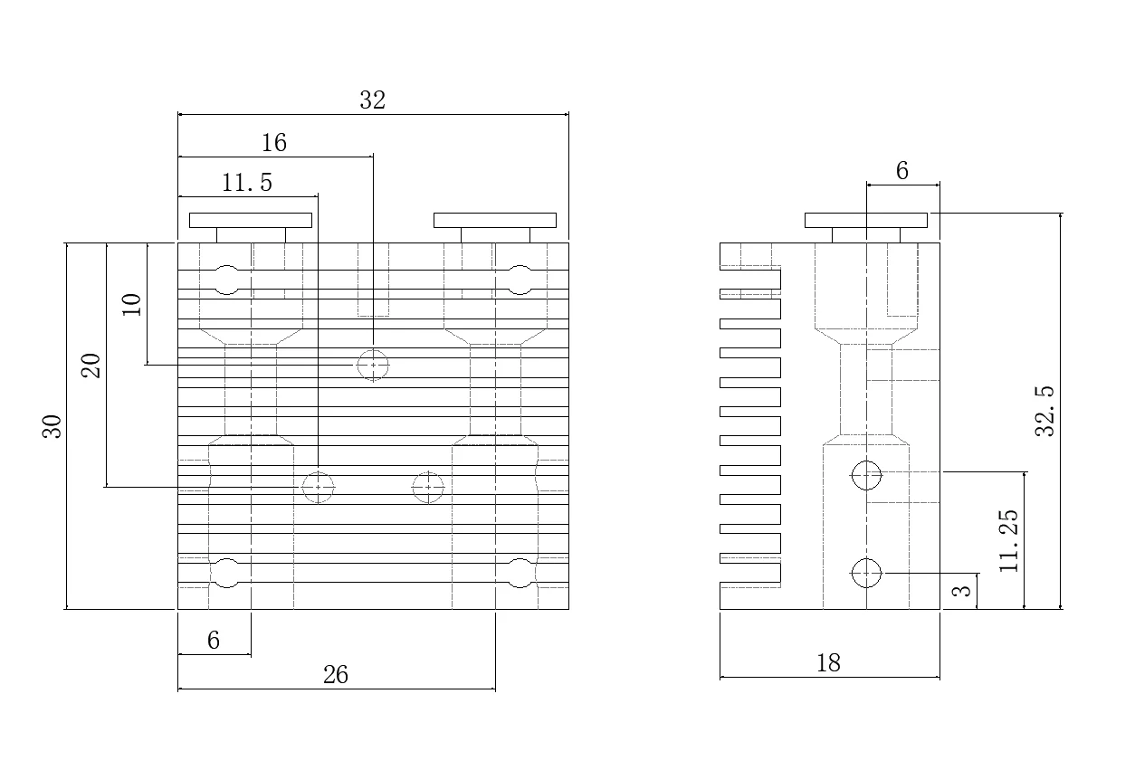 Trianglelab Multi-Extrusions-Kühlungssystem Chimera+ 2 IN 2 OUT für 3D-Drucker zur Hotend-Aufrüstung Zubehör – Detail 12