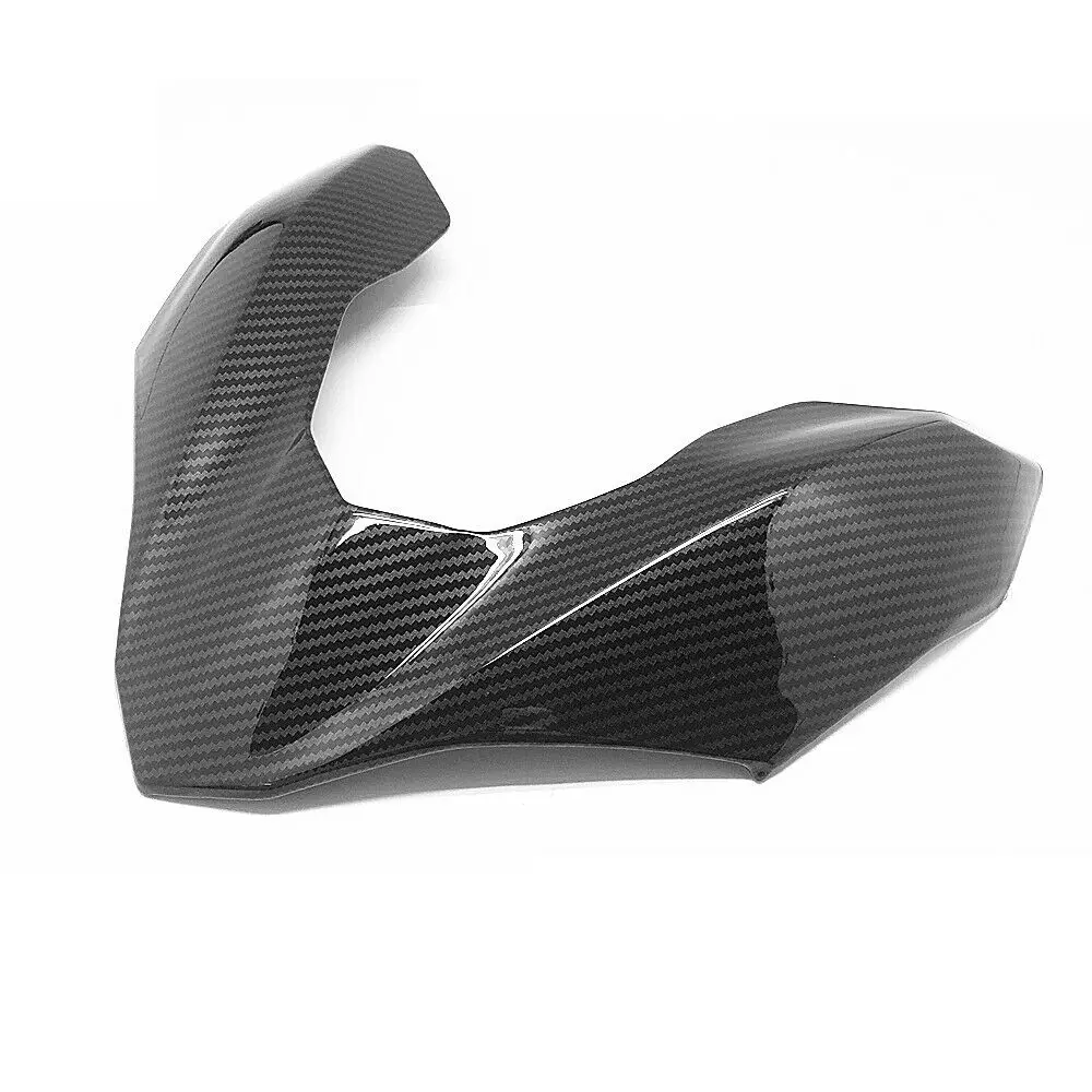 

Carbon Fiber Color Upper Front Winglet Headlight Fairing Cowl Spoiler For Kawasaki Z900 2017-2019