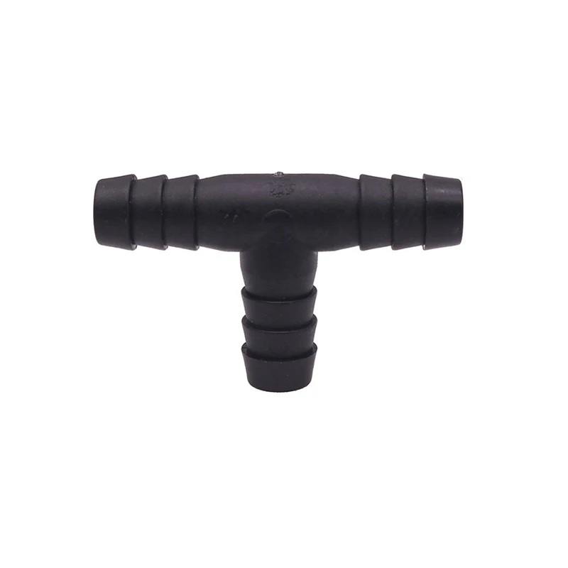 10 Pcs Tee Tube Length 55mm 12/8mm Diameter Poultry Livestock Drinking Water Installation Garden Water Connectors Watering Hose
