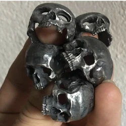 Wholesale Men's Calvarium Skull Ring Gothic 316L Stainless Steel Biker Ring Motorcycle Band jewellery Party Gift