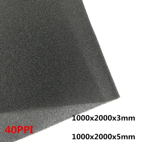 Imagen 1 del producto 1000mm * 2000mm * 3mm chasis de gabinete filtro de polvo de algodón a prueba de polvo esponja filtro de aire algodón 3mm/5mm/10mm/15mm de espesor agujero medio