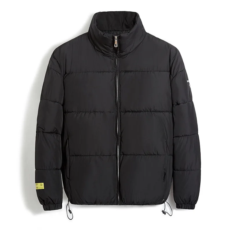 Winter New Men Solid Color Parkas Quality 2023 Men's Stand Collar Warm Thick Jacket Male Fashion Casual Parka Coat Dropshipping