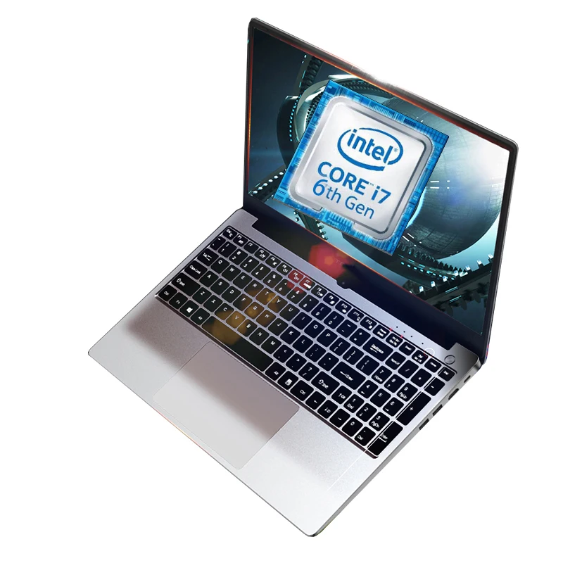 15.6 인치 코어 I7 6 세대 게임용 노트북 Geforce MX130 전용 그래픽 16GB, 8G DDR4 RAM 256GB, 512GB SSD + 테라바이트 HDD 노트북