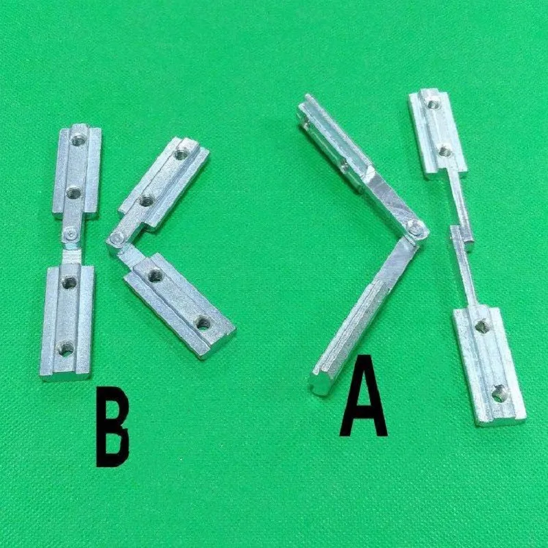 Simple Any Angle Connector Steel Zinc-Plated Corner Bracket Fastener Aluminum Profile Parts