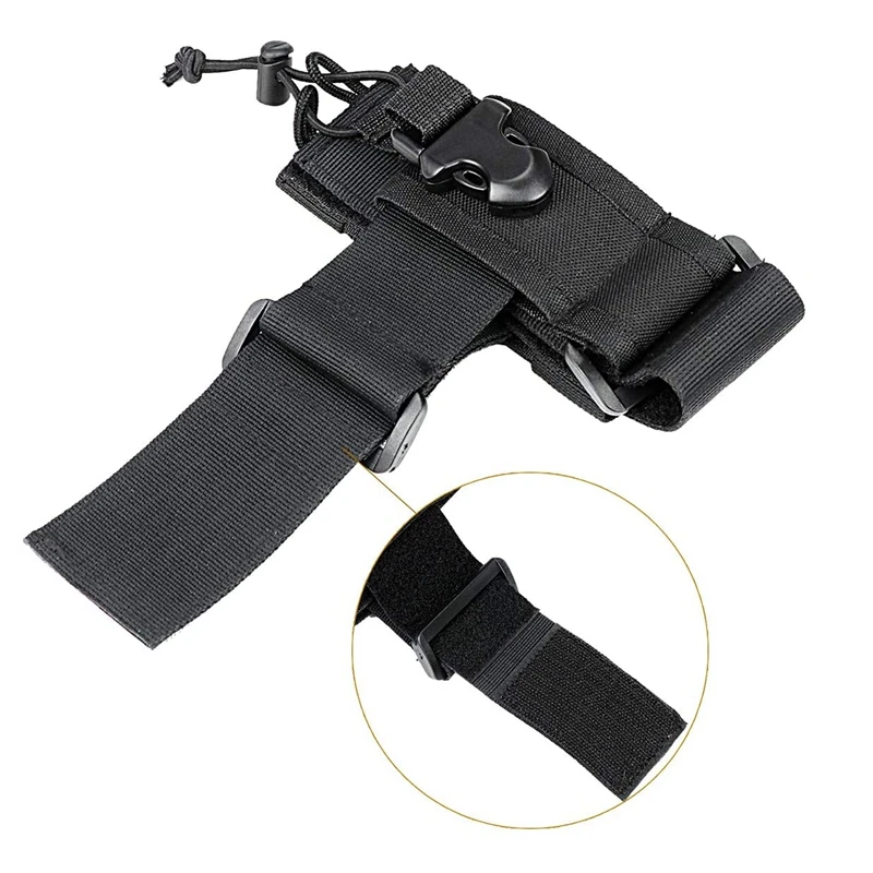 Tactical Molle Radio Pouch Walkie Talkie Holster Nylon Waist Pack Belt Bag Pocket Hunting Accessories