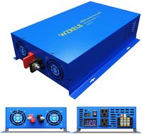 3000W Solar Panel Inverter 24V to 220V Pure Sine Wave Power Inverter Converter Power Supply 12V/48V DC to 110V/120V/230V/240V AC