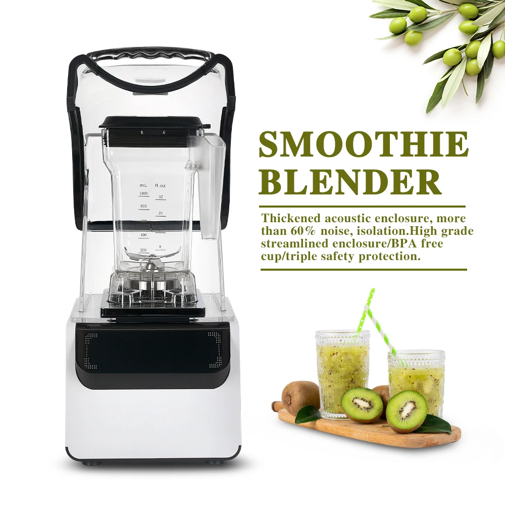 ITOP Smoothie Blender 1.5L 1800W Soundproof Blender LED Touch Screen Professional Mixing Machine