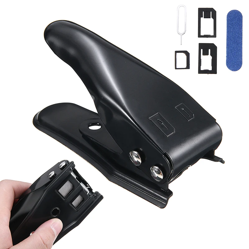 Universal Dual Nano Micro SIM Card Cutter Punch Smartphone Card Suitable For Android Smart Phone Accessory