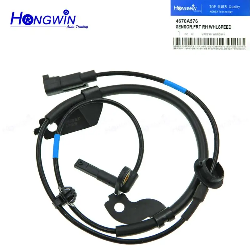 2x Front L/R Links & Rechts Abs Wheel Speed Sensor 4670A575 4670A576 Voor Mitsubishi Asx Lancer Outlander Ii iii Pajero Iv 2WD