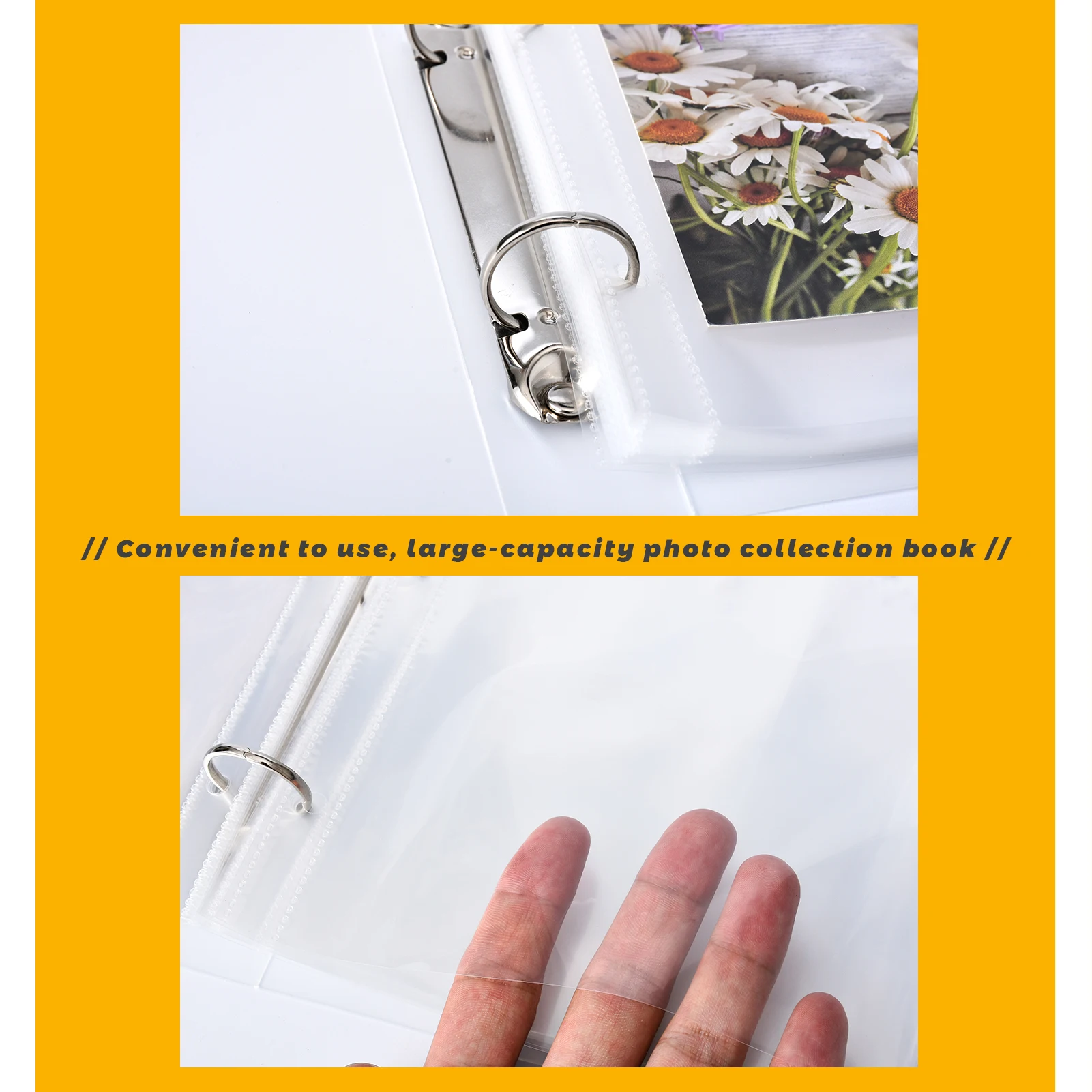 60 Pockets Cards Holder Binders Albums 30Pages For 5.9*5.9in Board Games Card Book Sleeve Holder