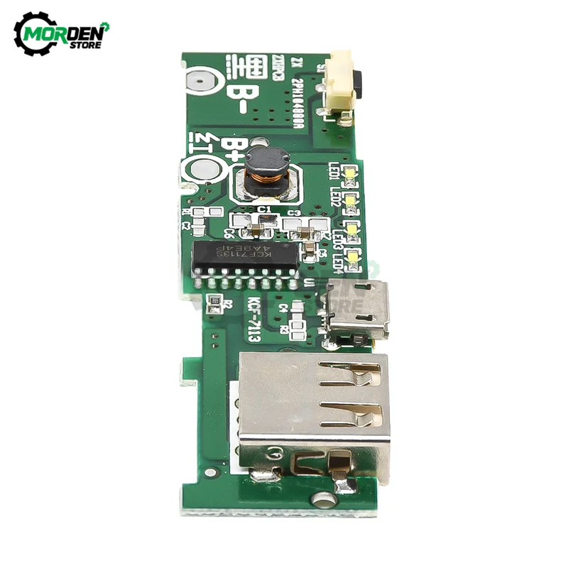 DC 5V 1A 2A Mobile Power Bank Charger Control Board Micro USB Polymer Lithium Battery Charging Board Step Up Boost Module