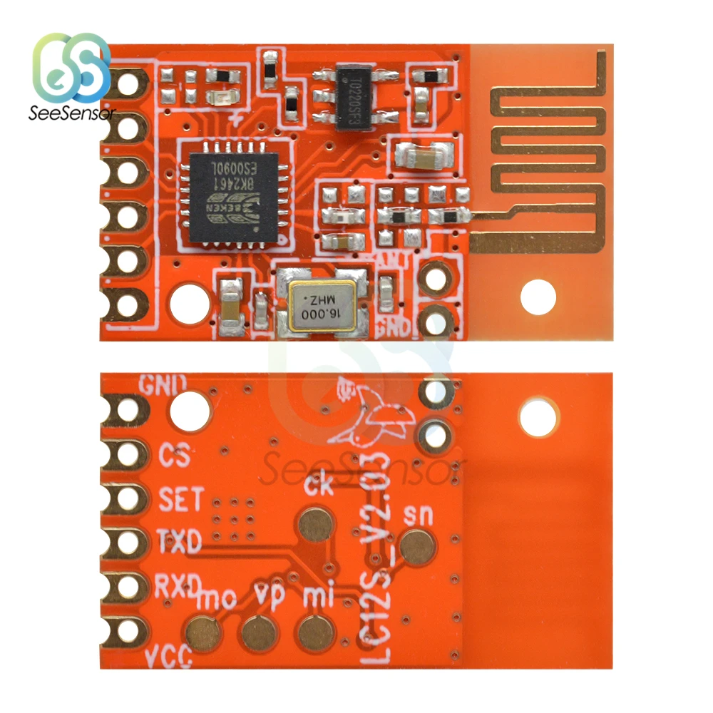 3.3V 2.4G LC12S UART Wireless Serial Port Transmission Transceiver and Remote Communication Module 128 Channels 2.2-3.6V