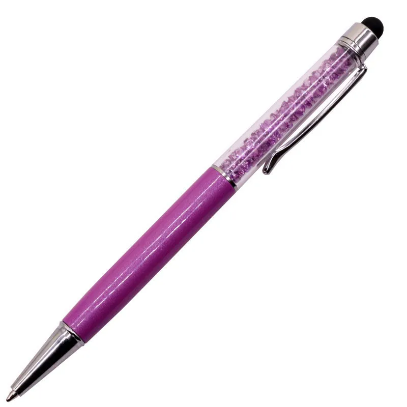 Imagem -04 - Cristal Diamante Canetas Esferográficas Papelaria de Escritório Ballpen Caneta Novidade Presente Material Escolar 10 Pcs