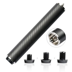 Carbon Fiber Billiard Extension with Bumper, Billiard Accessories for Mezz Predator, FURY, KONLLEN, HOW PERI Jflowers Cue