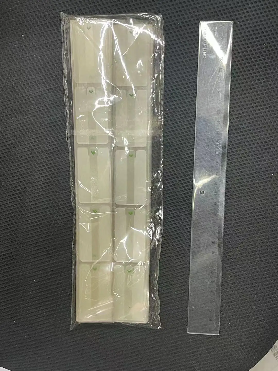 

100 шт./лот, наклейка с печатью, прозрачная ПВХ, восстановленная коробка для телефона, уплотнительная лента, наклейки 31 мм X 55 мм