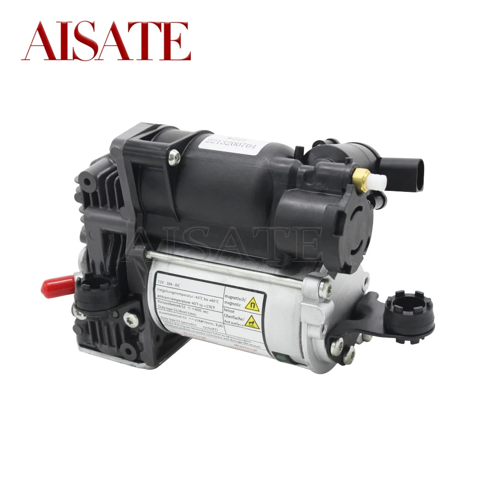 Air Compressor Suspension Pump for Mercedes Benz S-Class W221 Compressor With Bracket Bushing 2007-2013 2213201704