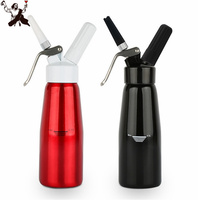 500ML Cream Dispenser Whipped Whipper Artisan Cream Whipper with Decorating Nozzles Made of Aluminum Bar Tools