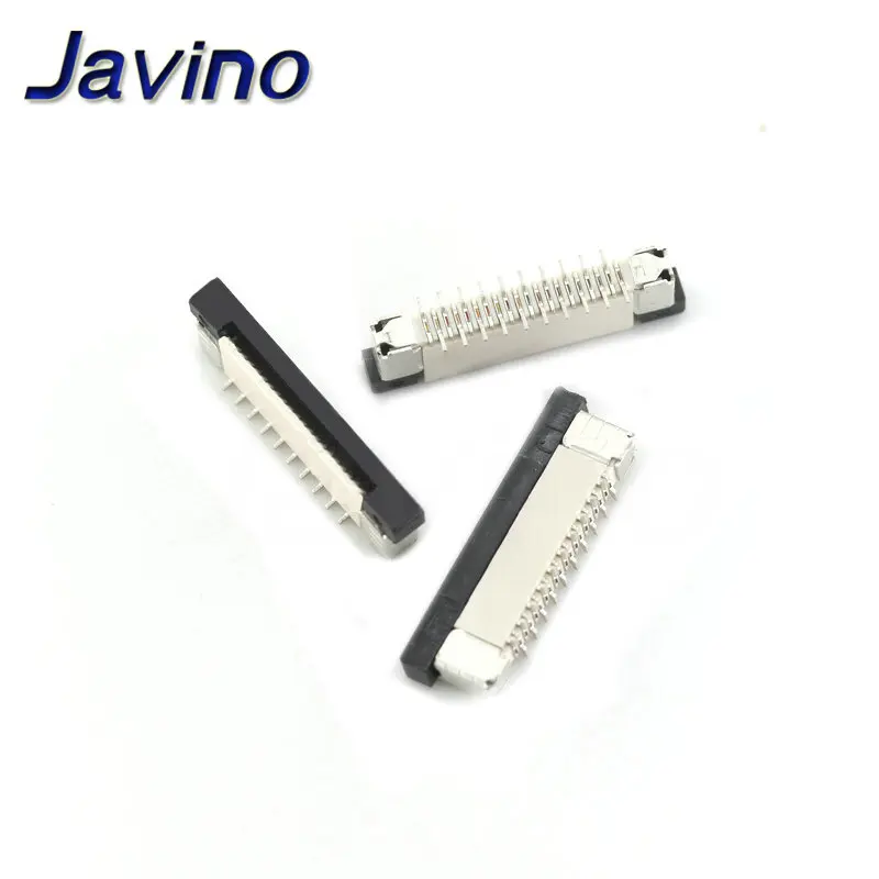 10pcs FFC FPC socket 0.5mm 4/6/7/8/9/10/12/14/15/16/20/22/24/26/28/30/34/40/45/50/54/60 Pin Vertical Type Ribbon Flat Connector