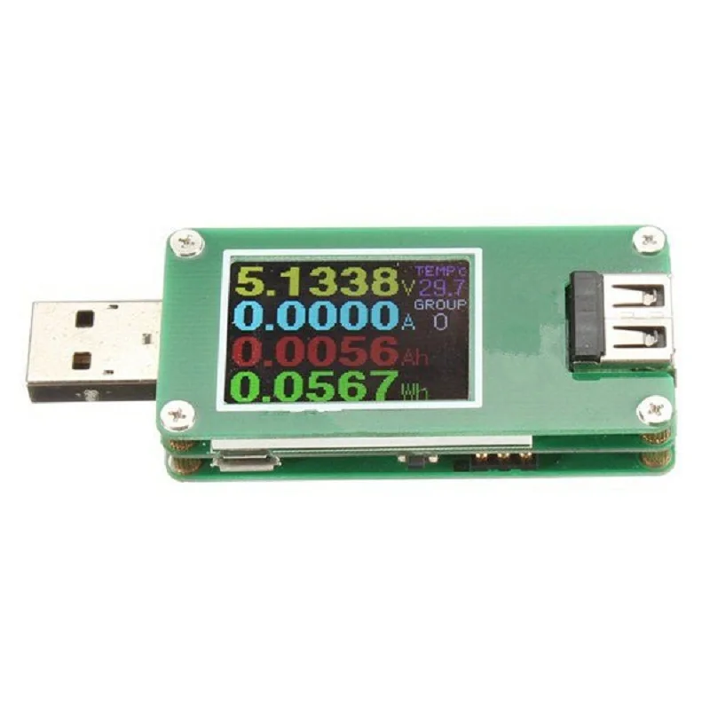 

Hot Sale Color Screen Bluetooth High Accuracy USB Voltage Current Capacity Tester Ammeter Dual-port Intelligent Charging Meter