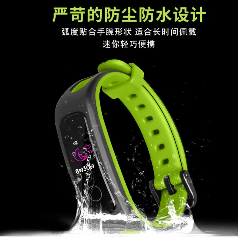 FIFATA-Correa de silicona suave para reloj deportivo, base de carga rápida USB, 2 en 1, para Huawei Band 4e/3e/Honor Band 4 Runing