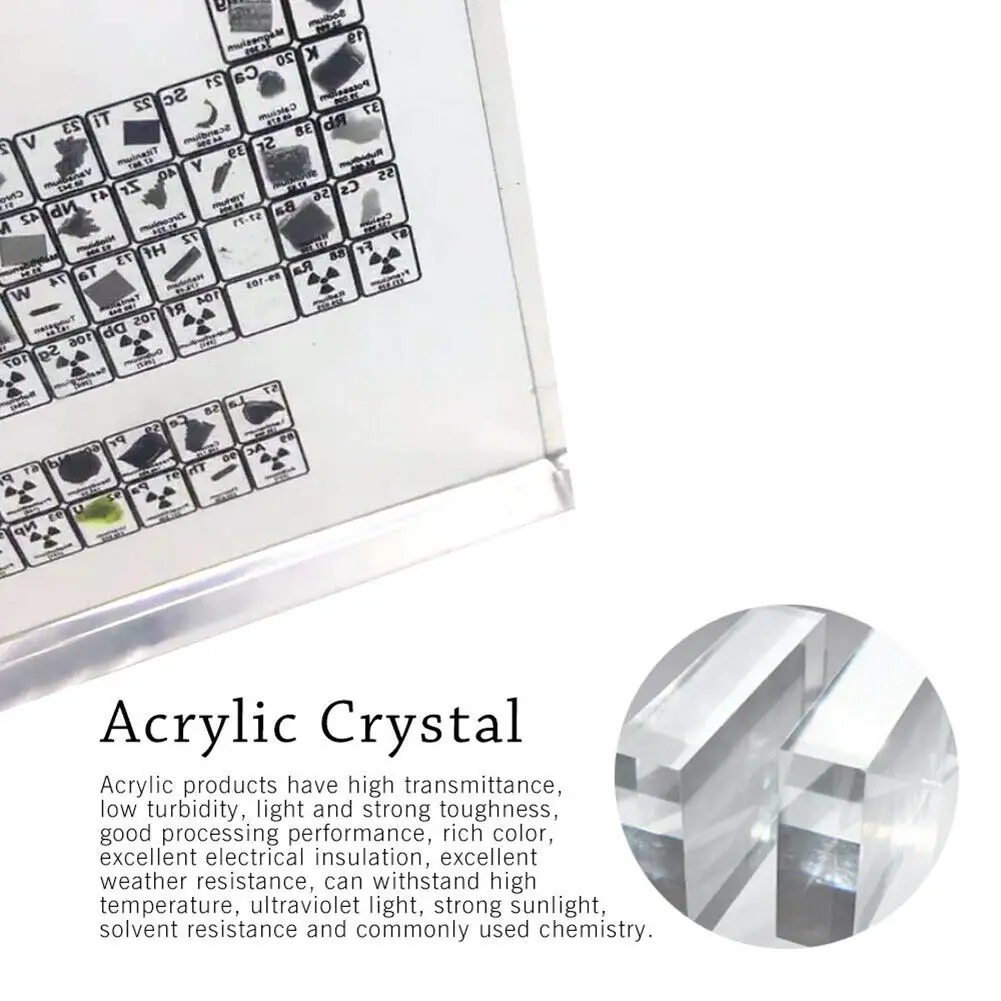 Acrylic Bảng Tuần Hoàn Màn Hình Thật Yếu Tố Trẻ Em Trường Dạy Học Ngày Quà Tặng Sinh Nhật Nguyên Tố Hóa Học Màn Hình Trang Trí Nhà