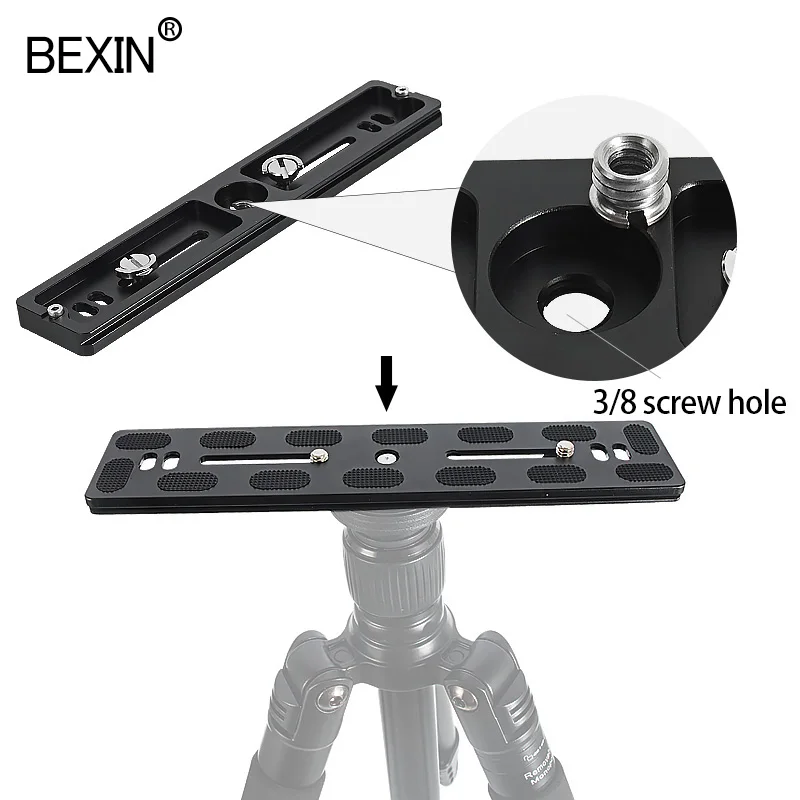 BEXIN Universal Quick Release Plate Tripod Mount Adapter Base Plate with 1/4 Screw For Dslr Camera Arca Swiss Tripod Ball Head