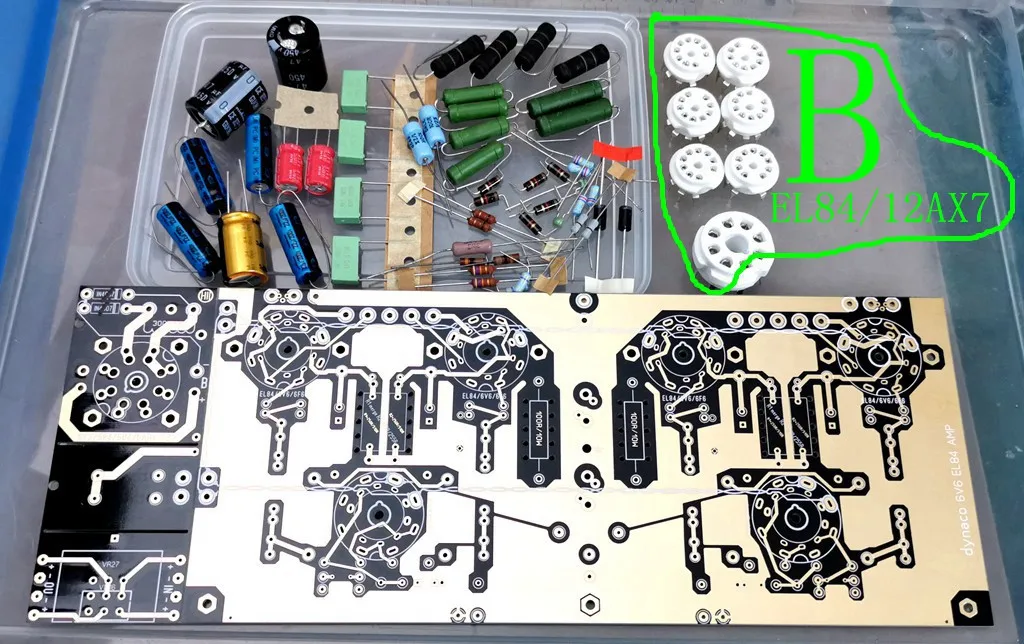 Novo (a46) clássico americano dalibao 6v6/el84/10w amplificador de tubo de baixa potência kit diy