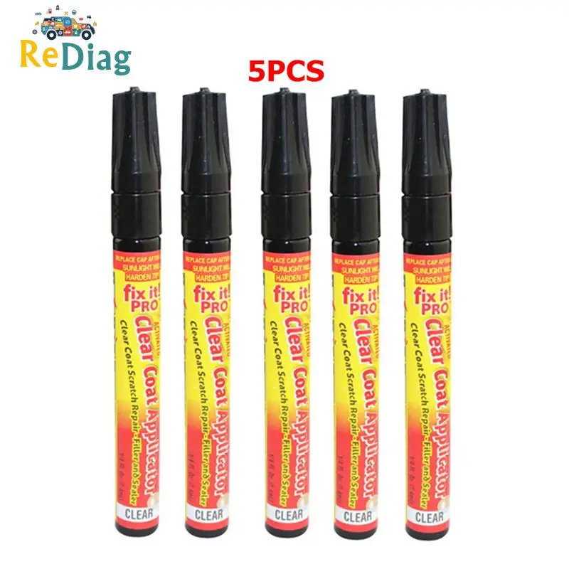 1/2/3/4/5PCS Car Painting Pen Fix It PRO Clear Coat Application For Car Scratch Repair Remover Filler Sealer Activated Clear