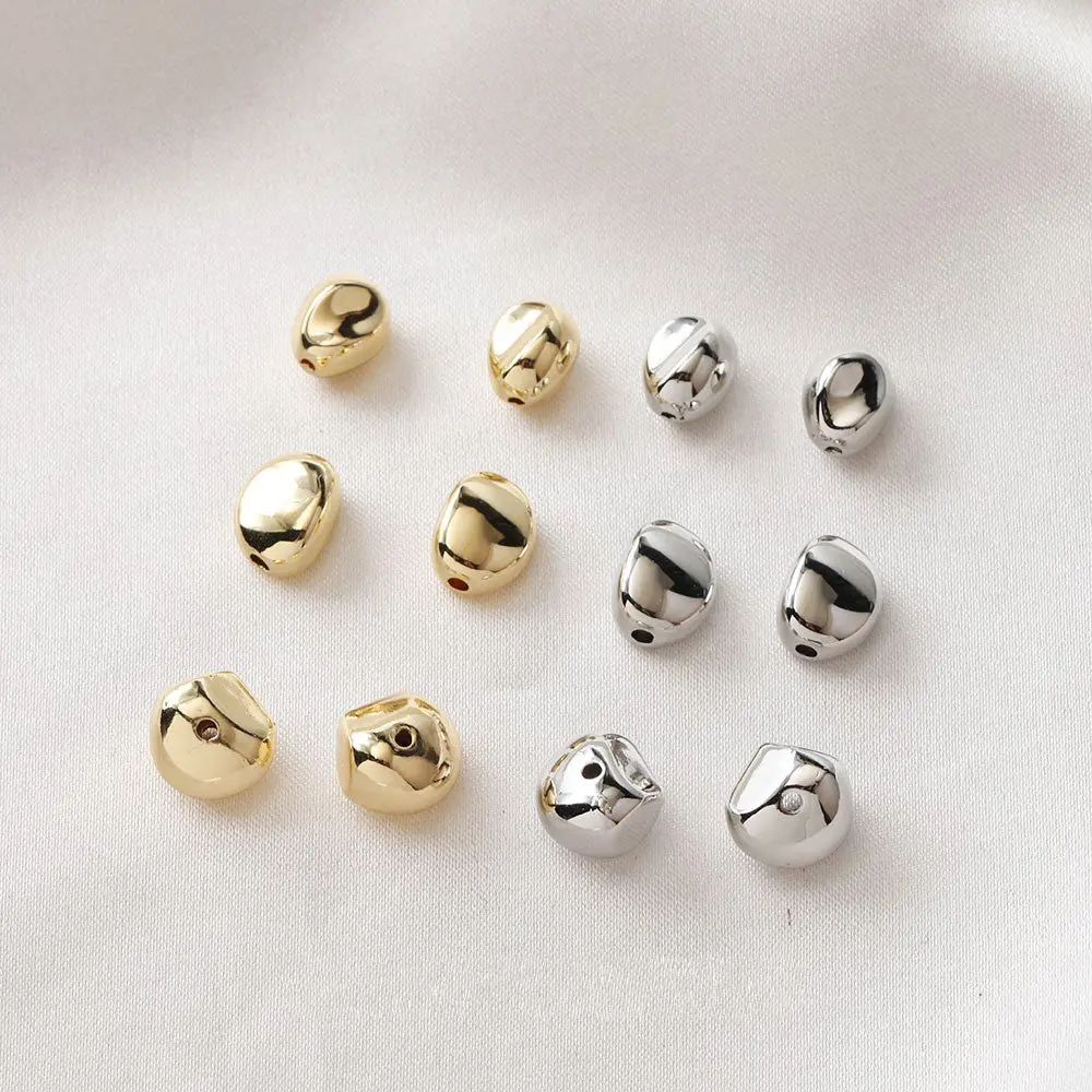 20PCS  Irregular Resin Beads Metallic Feeling Pendant Charms for Jewelry Making Diy Earrings Supplies Made Acrylic Accessories - Image 2