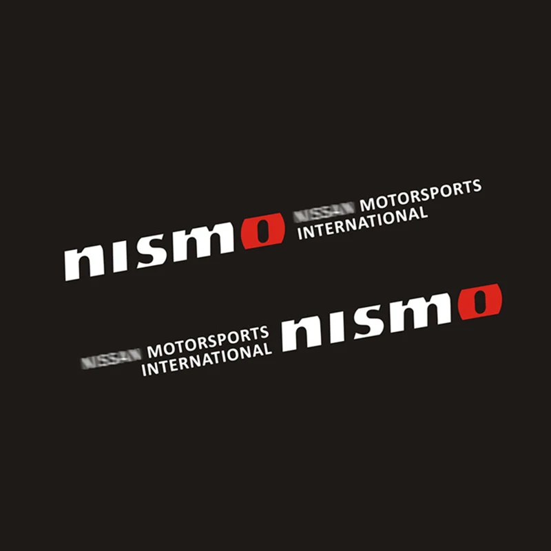 

1 пара NISMO nismo наклейка виниловые автомобильные наклейки авто двери кузов панель линия талии внешняя царапины DIY украшения светоотражающие