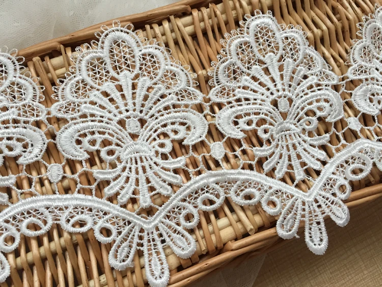 3yards/ Lot  Water Soluble Lace Fabric Lace Wedding Dress Accessories Lace Trim 13cm RS1181